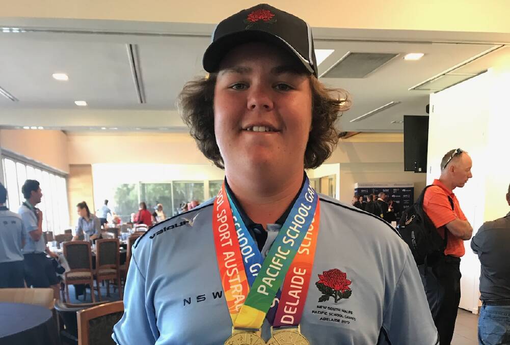 GOLD: Branxton's Corey Lamb won the Australian All Schools stroke championships in Adelaide. 