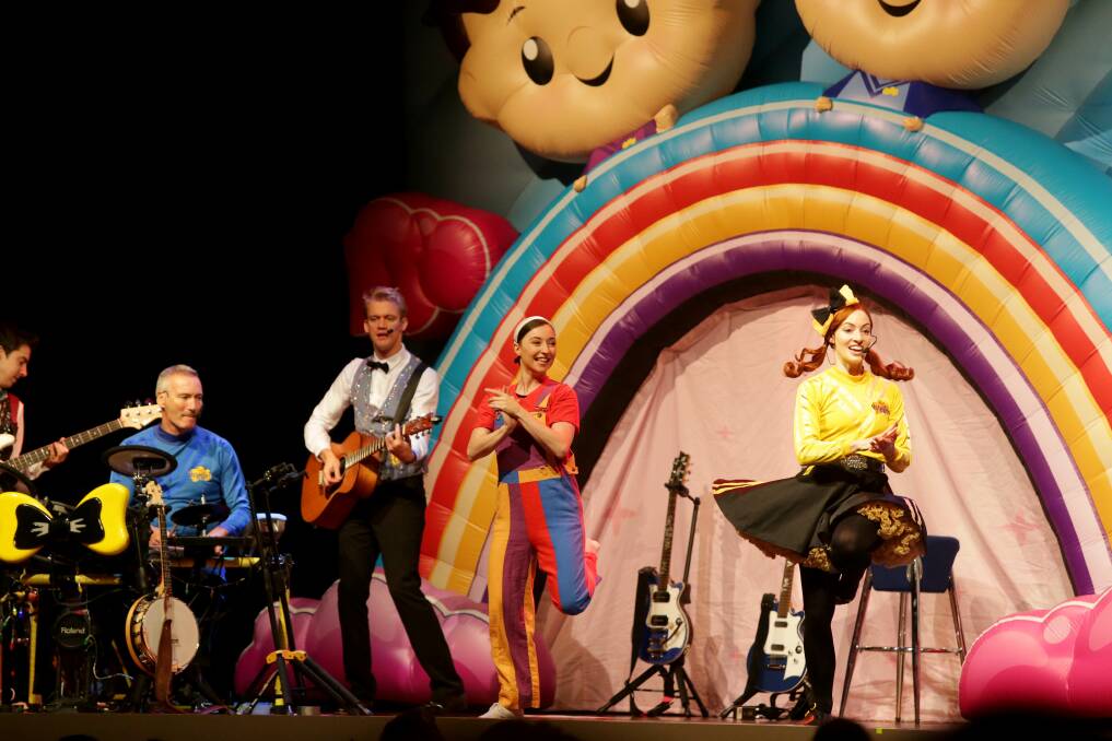 FAMILY FUN: Superstar children's entertainers, The Wiggles, return to the Newcastle Entertainment Centre on Thursday for their traditional mega Christmas show. Picture: Chris Lane