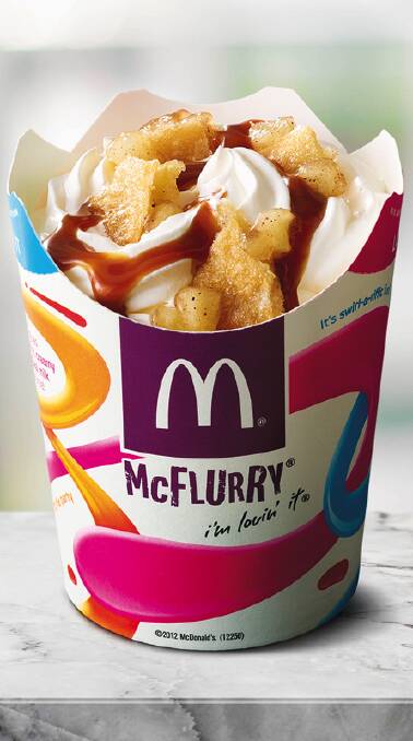 Apples star in new McFlurry