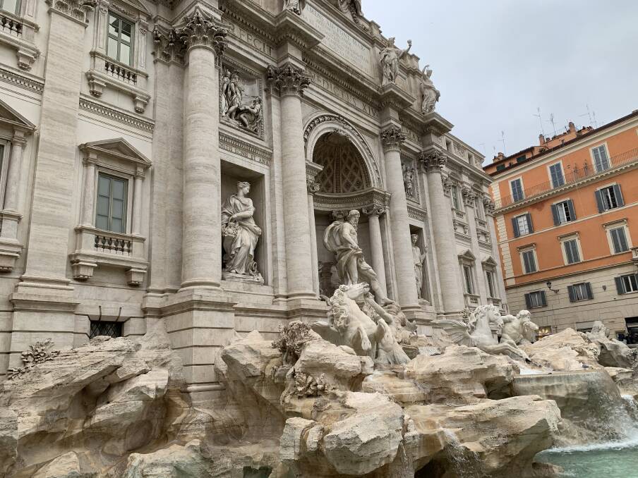 A Roman holiday isn't complete without a stop at the Trevi Fountain.