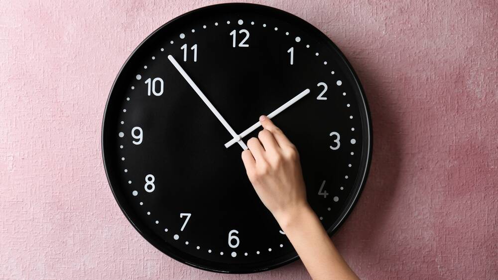 Clocks will need to be turned forward by one hour at 2am on Sunday, October 4.