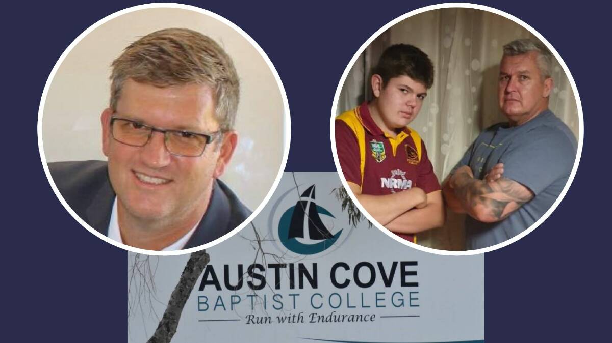 Austin Cove Baptist College principal Paul Venter (left) and Warren Twaddle, (right)