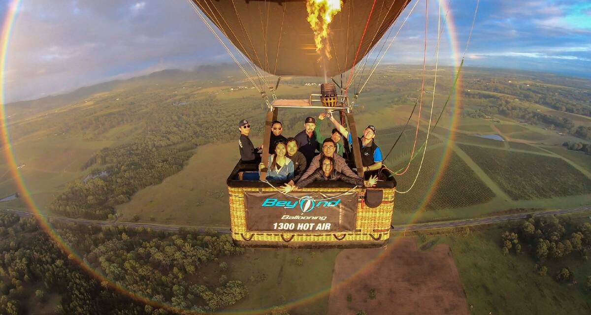 FLYING HIGH: Beyond Ballooning at Lovedale was awarded silver in the Tour and Transport Operators section of the NSW Tourism Awards.
