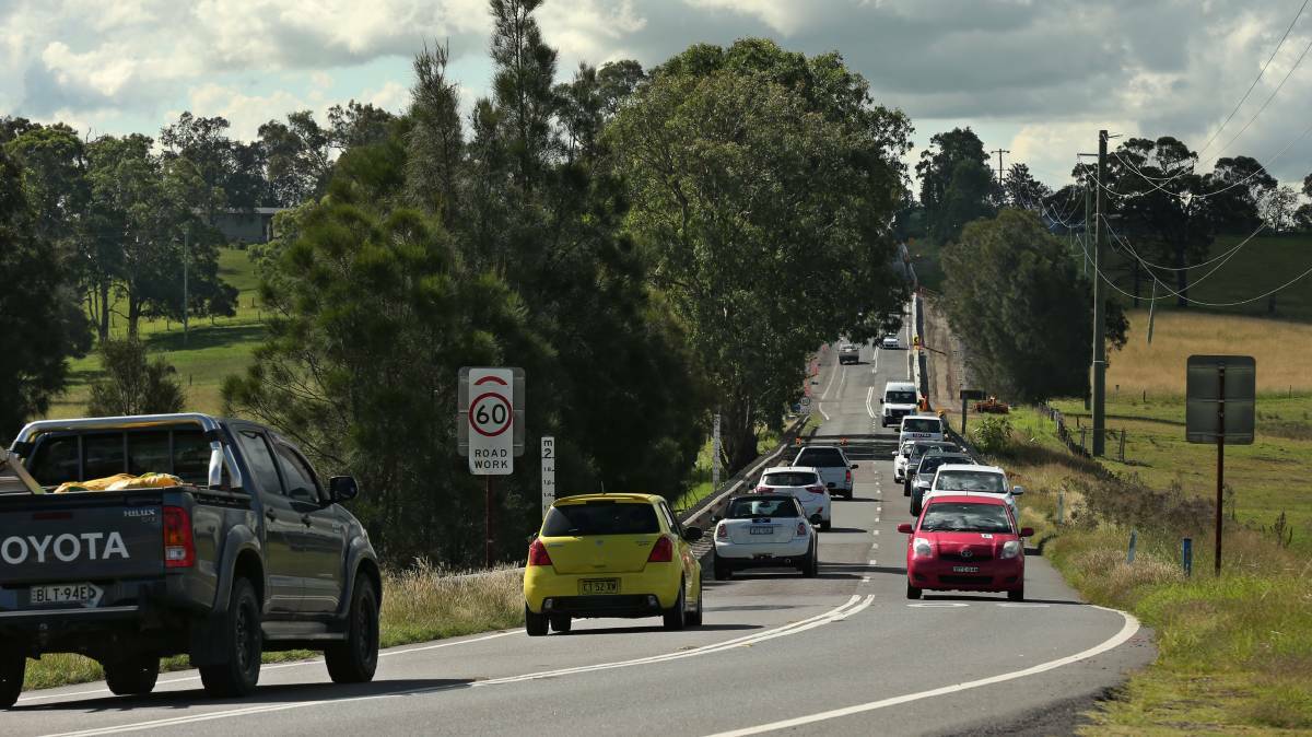 Testers Hollow is a busy access point to and from the Hunter Expressway.