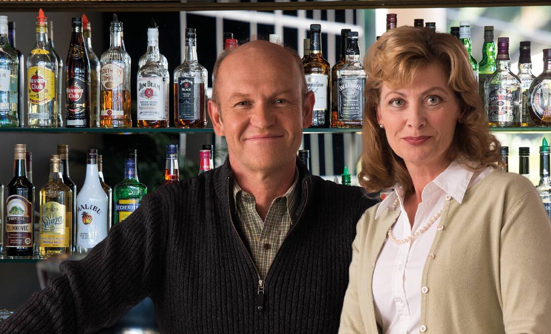 PUB FAVOURITE: Brian Meegan and Kate Raison will star in TWO at Cessnock Performing Arts Centre on March 16.