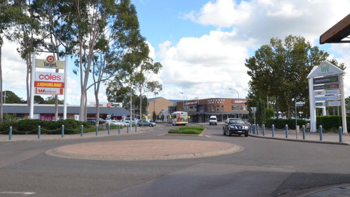 The section of Cooper Street between the Coles and Woolworths shopping centres has been identified as a potential site for a town square in Cessnock.