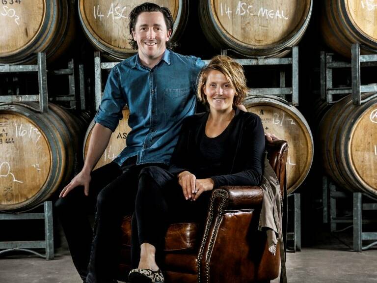 Troy and Megan Rhoades-Brown, of Muse Restaurant. Photo: Chris Elfes