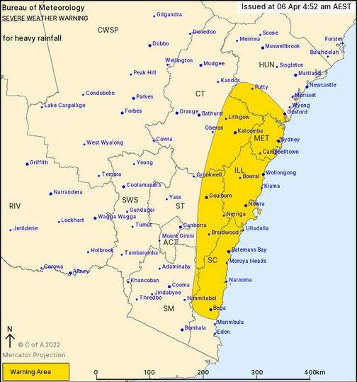STAY SAFE: A severe weather warning has been issued for parts of the Hunter.