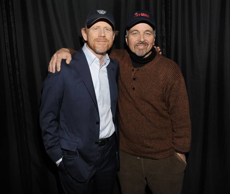 Brothers and co-authors Ron Howard, left, and Clint Howard. Picture: Getty Images