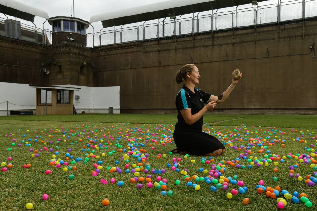 LOCKED UP: Maitland Gaol archaeologist Georgia Bennett, pictured, will be part of a packed school holidays program which will see Easter eggs and archaeology.. Picture: Jonathan Carroll