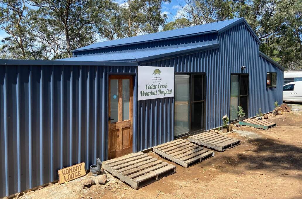 OPEN FOR BUSINESS: The new Cedar Creek Wombat Hospital that was officially opened on the weekend.