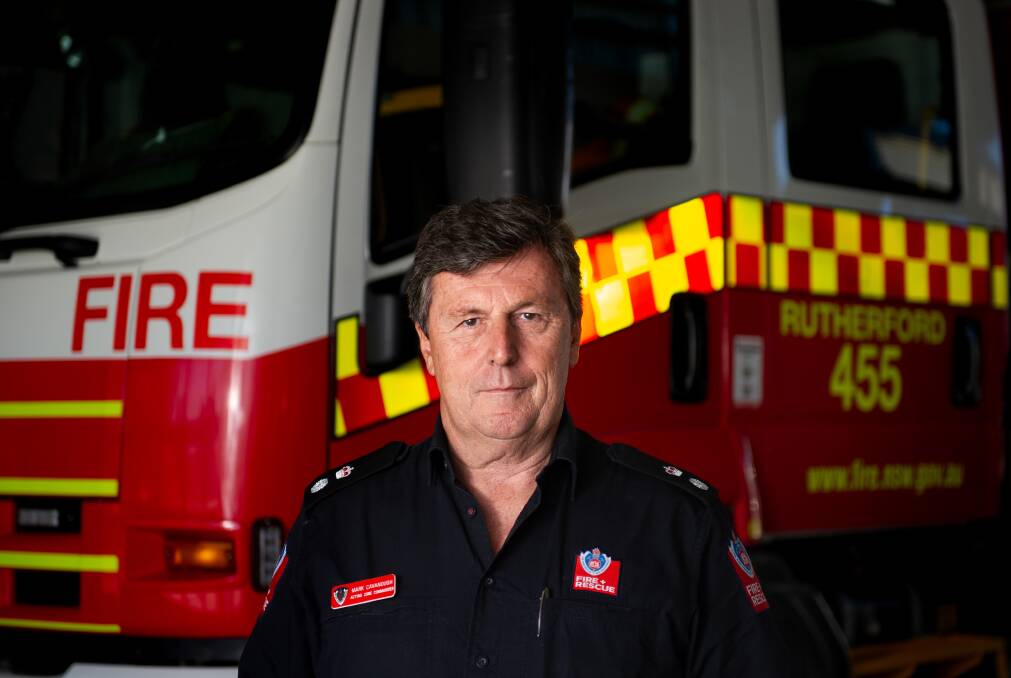 POSITIONS: Mark Cavanough says there are 20 Fire and rescue vacancies across the Hunter. Pictures: Marina Neil.