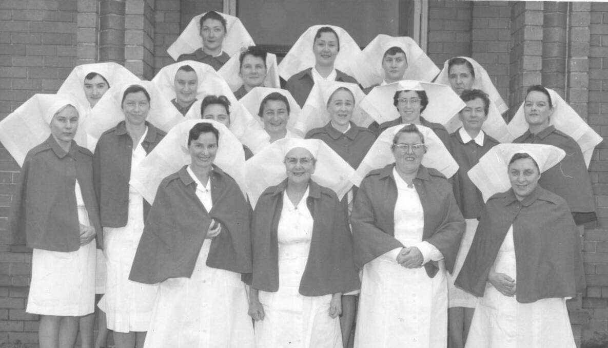 STEPPING BACK: Cessnock Hospital nursing sisters in the 1960s.