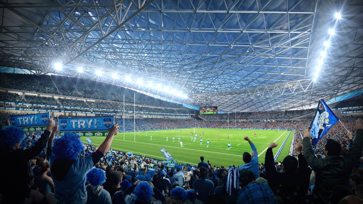 WORTH IT? Do we really need a very expensive new sporting stadium like this when the cost has blown out massively since the Sydney Olympics?