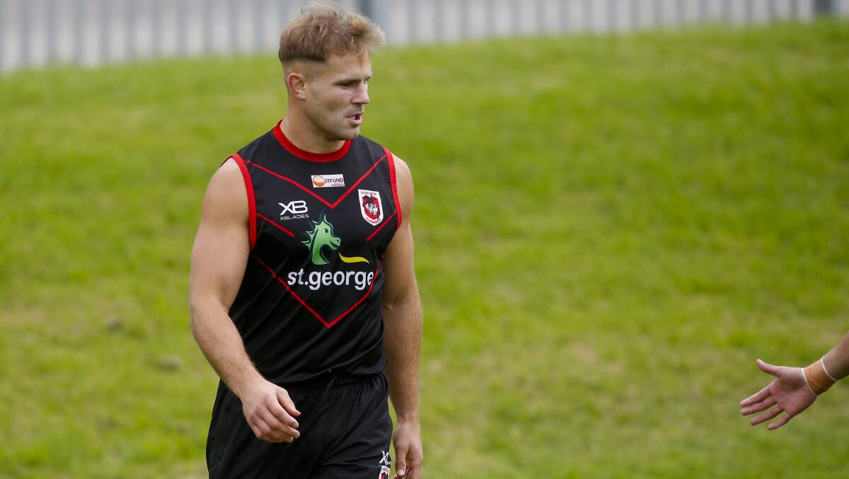Jack de Belin needs a big season to repay the Dragons. Picture: Anna Warr