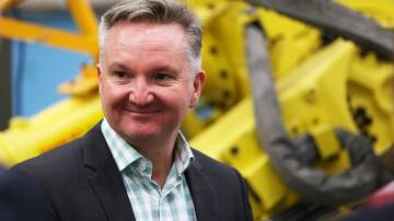 Optimistic: Chris Bowen is confident $700 million will be enough allow the Hunter Power Project to be converted to a green hydrogen plant. Picture: Peter Lorimer