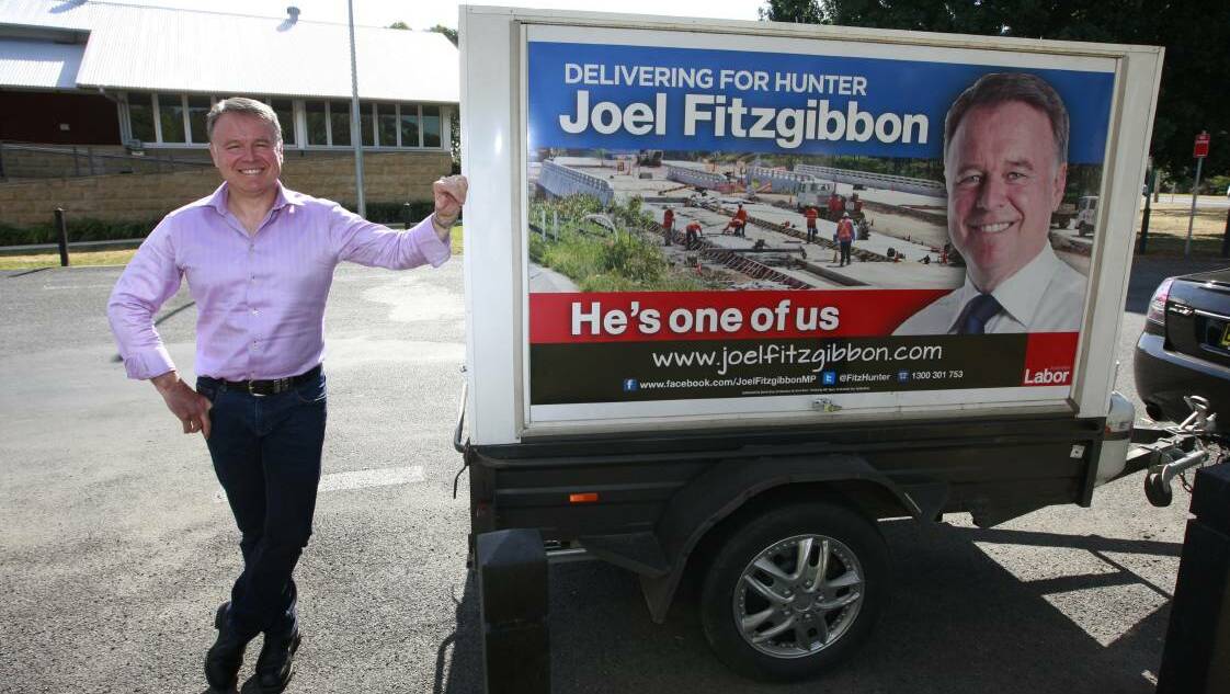 Bring it on: Mr Fitzgibbon welcomed the National Party's interest in the seat. 