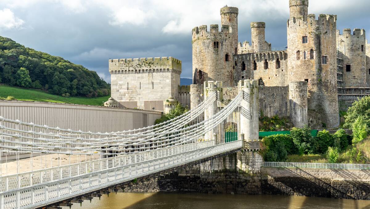 The Wales Coast Path goes past iconic sights like Conwy Castle. Picture: Michael Turtle