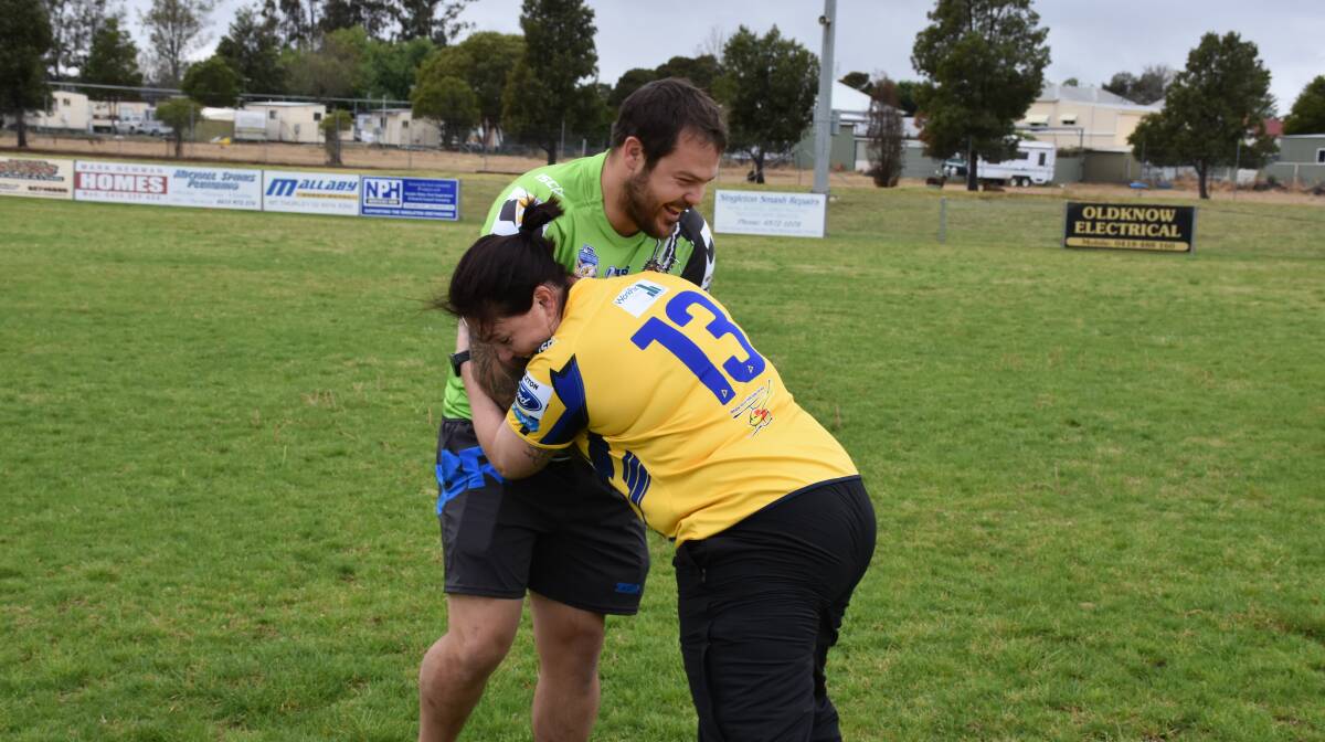 FAIR PLAY: It will be a tough contest at the A-Plus Contracting Hunter Valley Mining Charity Rugby League Competition.