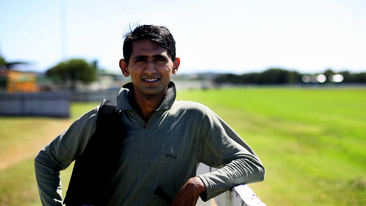 HAPPIER TIMES: Hari Singh, who suffered a permanent brain injury in a race fall at Tamworth in 2012, when he signed on with Newcastle trainer Paul Perry as an apprentice jockey in 2010. 