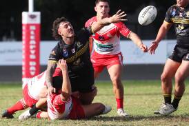 Cessnock's Brayden Musgrove playing against Souths earlier this month. Picture by Peter Lorimer