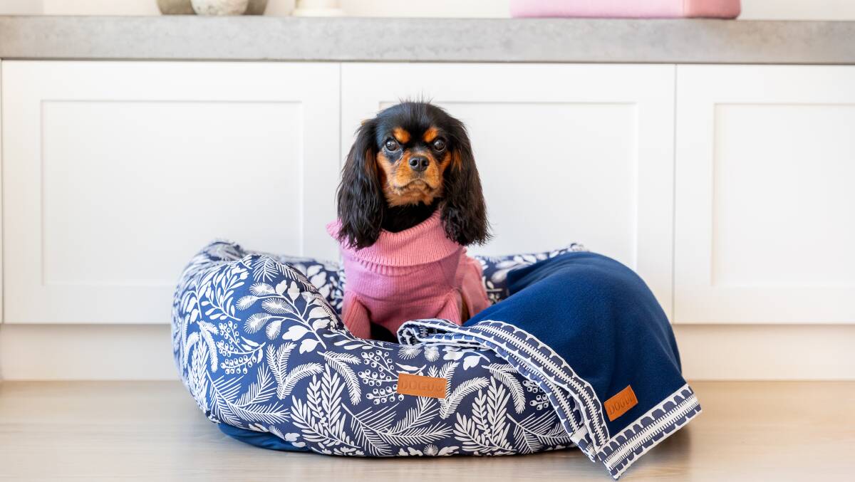One of Dogue's winter looks in one of this season's colours, dusty pink. Picture: Supplied