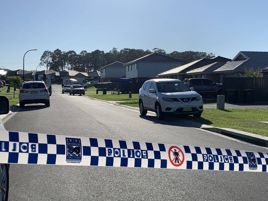 CRIME SCENE: Police are expected to address the media after two men were stabbed in Shalistan Street at Cliftleigh in the early hours of Friday. Picture: Simone De Peak
