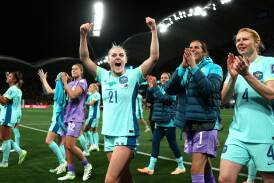 Look out world, here come the Matildas. What a statement on Monday night against Canada. Picture by Getty Images