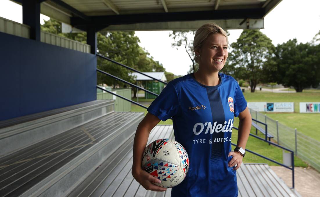 OPPORTUNITY: Jemma House has been recruited into the Newcastle Jets W-League squad for this season. They open their campaign at No.2 Sportsground on December 28. Picture: Simone De Peak