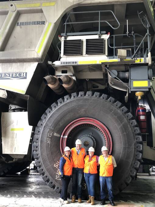Meryl Swanson travelled to Queensland to visit a copper mine, a coal mine and solar farm, and alumina plant and mining services. Photos supplied.