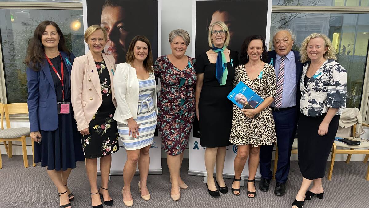 Last year Meryl Swanson became a parliamentary ambassador for Ovarian Cancer Australia, and has been flying that flag with pride and determination. Photo supplied.