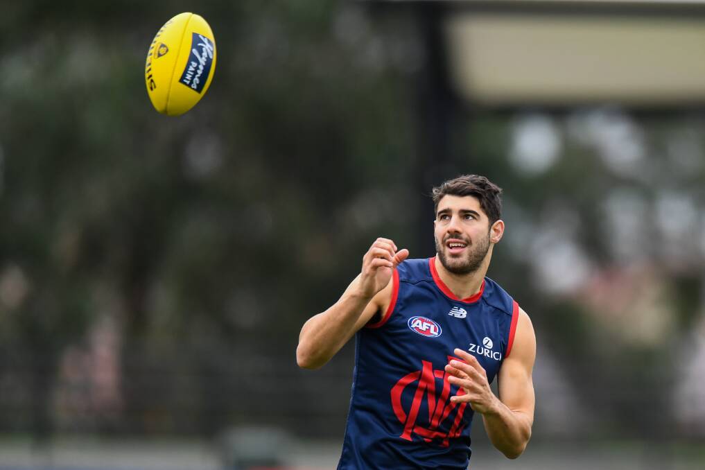 DEE-TERMINED: Christian Petracca had a career-best season and won Melbourne's best and fairest. Picture: Morgan Hancock 