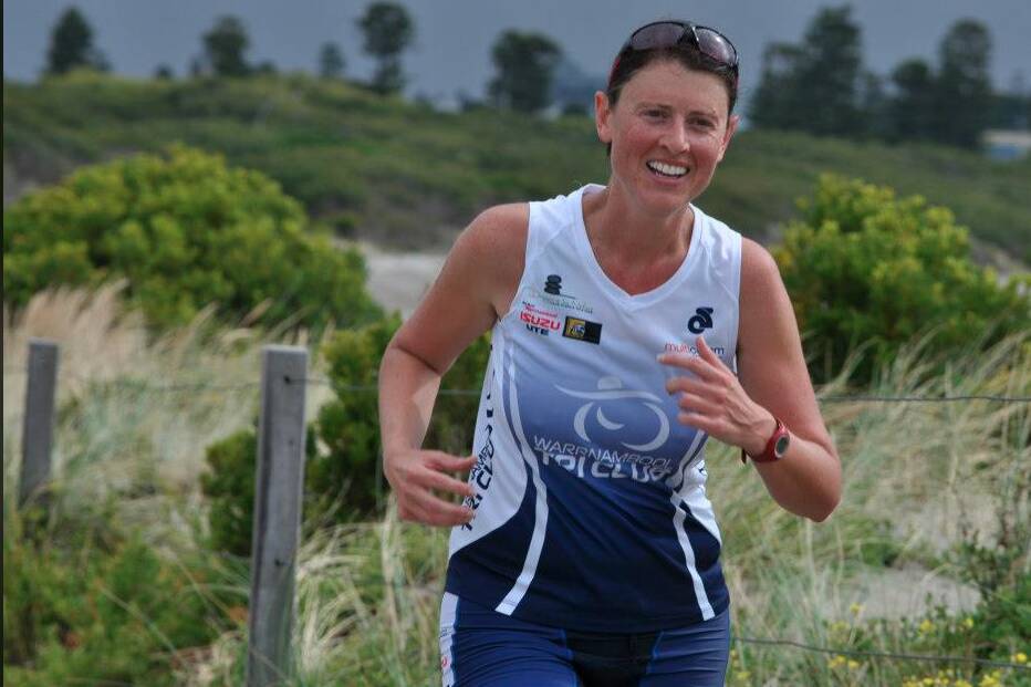 SECOND FAMILY: Claire Farrer is a past president of Warrnambool Tri Club and loves being involved. 