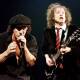 AC/DC frontman Brian Johnson and legendary Australian rock guitarist Angus Young.