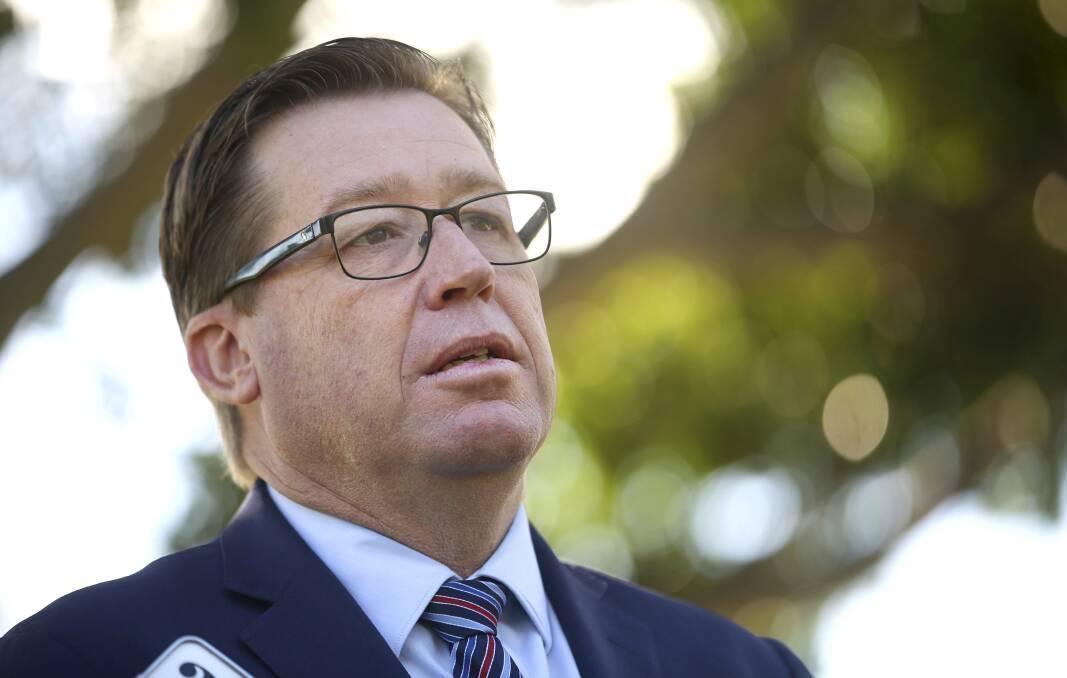 Devastated: NSW Police Minister Troy Grant rebuked Maitland-Newcastle diocese for a statement released after a Hunter child sex abuse victim's recent death. 