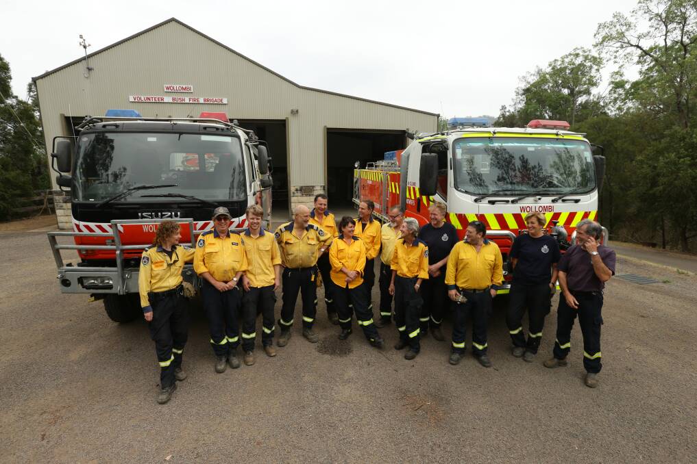 Members of the Wollombi Volunteer Bush Fire Brigade. Picture: Jonathan Carroll