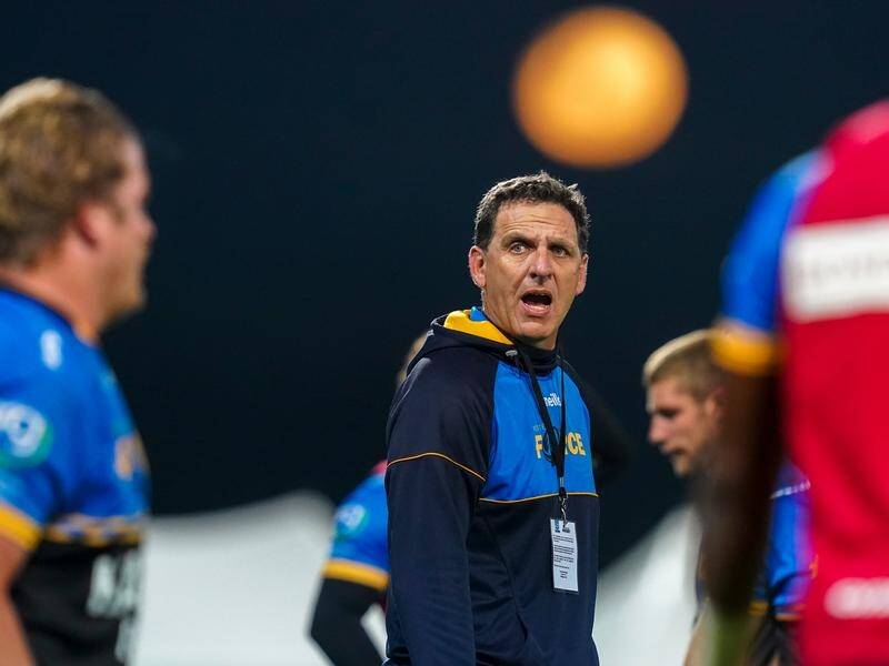 Ex-Western Force coach Tim Sampson has landed a job as attack coach with Melbourne Rebels. (John Cowpland/AAP PHOTOS)