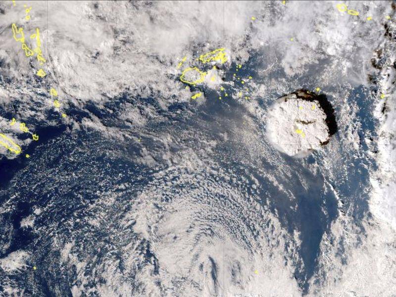 Marine warnings remain for the NSW coast after an undersea volcanic eruption off Tonga on Saturday.