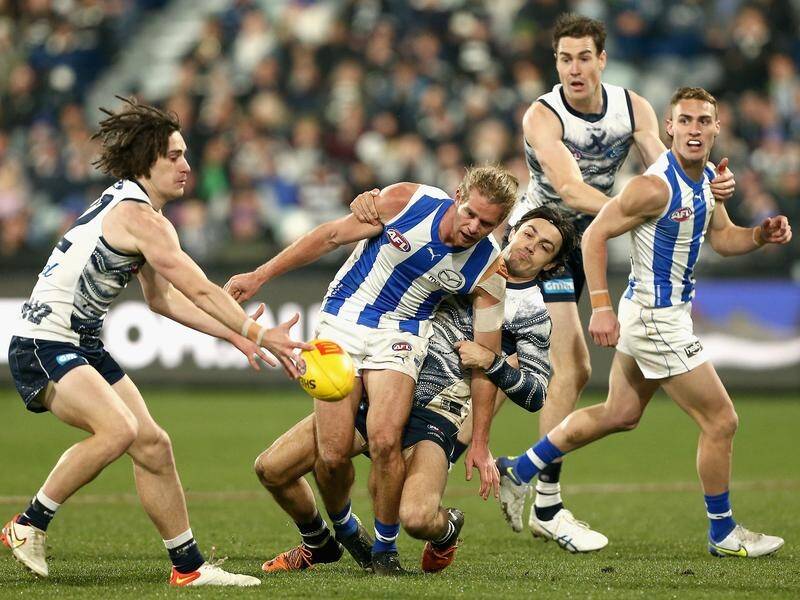 Geelong have outclassed AFL easybeats North Melbourne with a 112-point win at GMHBA Stadium.