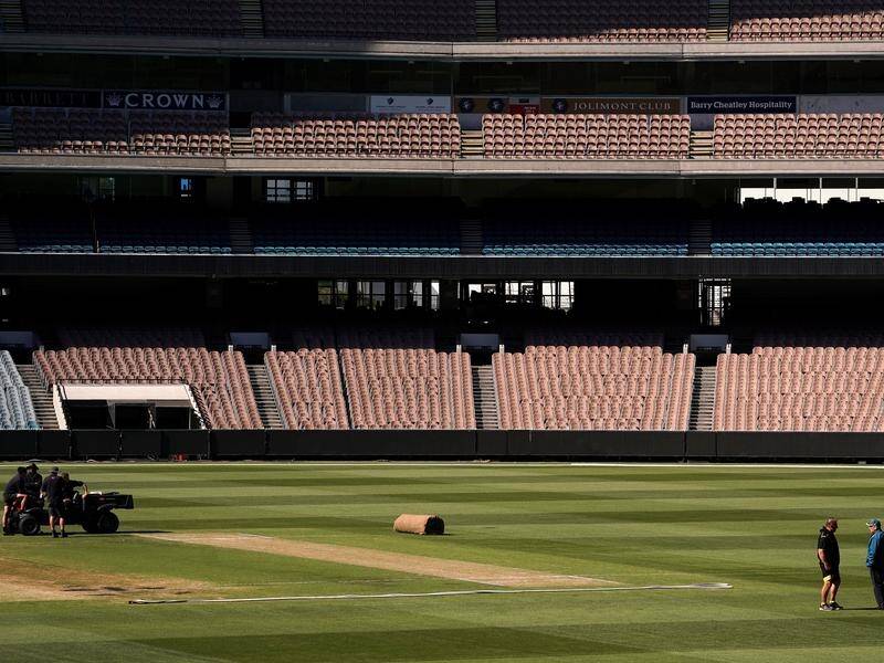 A wicket at the MCG is being prepared for a second Test of the summer if required.