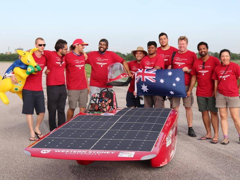 University students from western Sydney have won the American Solar Challenge race with their car.