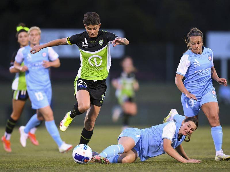 A late goal has given Melbourne City a 1-0 win over Canberra United in their A-League Women clash.