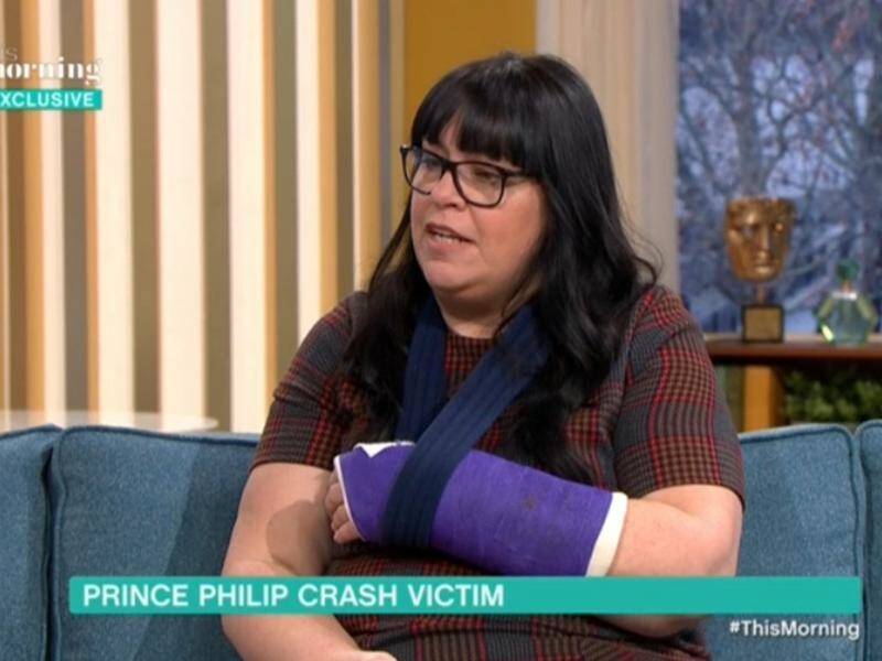 Emma Fairweather was a passenger in a car which collided with Prince Philip's Land Rover in January.