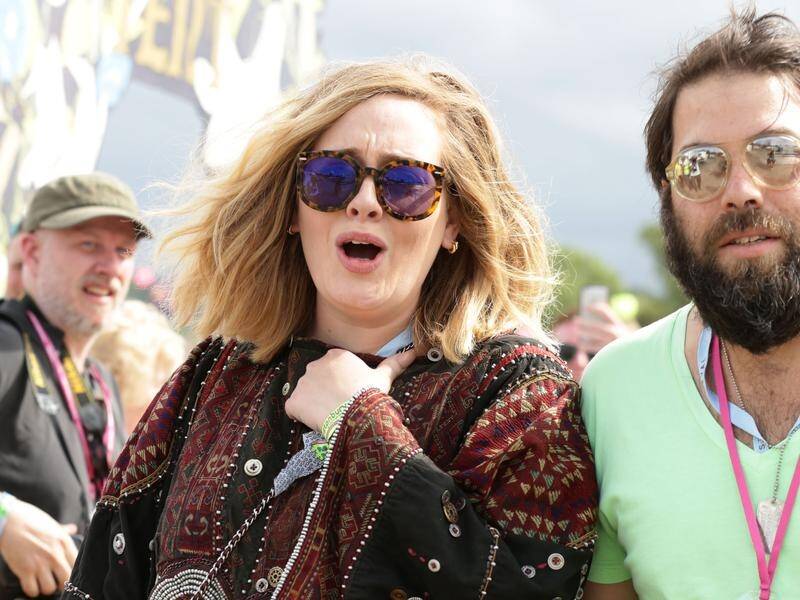 Adele and Simon Konecki, seen together at a music festival in 2015, have gone their separate ways.