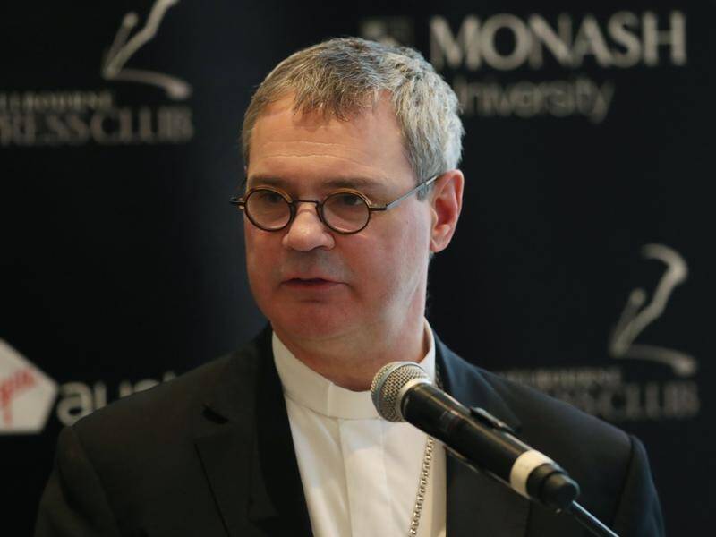 A sex abuse survivor sued Archbishop Peter Comensoli (pic) over a priest's abuse five decades ago.