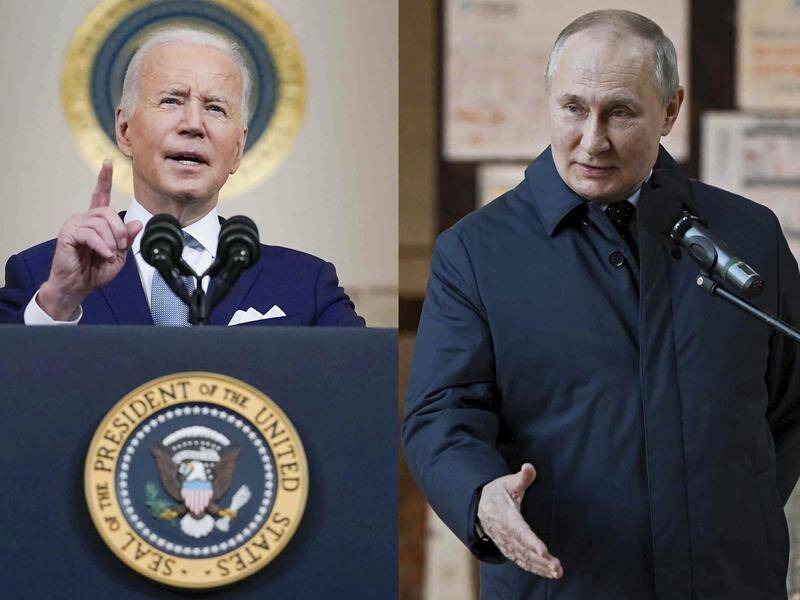 US President Joe Biden has called Vladimir Putin a "war criminal" over Russia's actions in Ukraine.