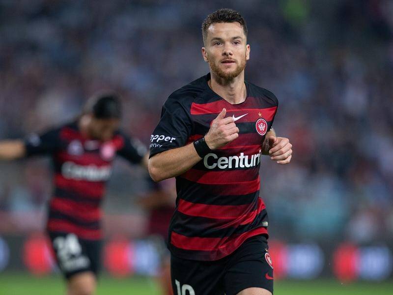 Alex Baumjohann played 19 times for the Wanderers before joining rivals Sydney FC this season.