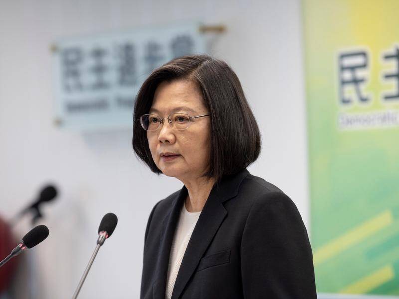 President Tsai Ing-wen says Taiwan may revoke the special status it extends to Hong Kong.