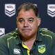 Kangaroos coach Mal Meninga says his team's opening World Cup game against Fiji could be difficult.