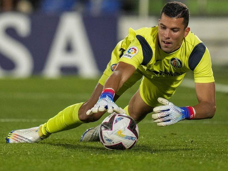 Getafe goalkeeper David Soria saved a penalty to earn his side a point against Rayo Vallecano. (AP PHOTO)
